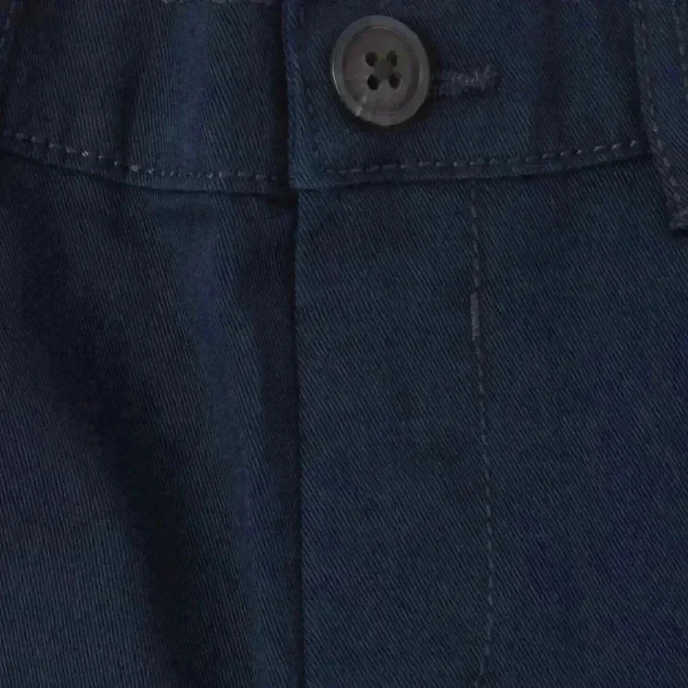 Toddler Boys Uniform Stretch Straight Chino Pants - New Navy